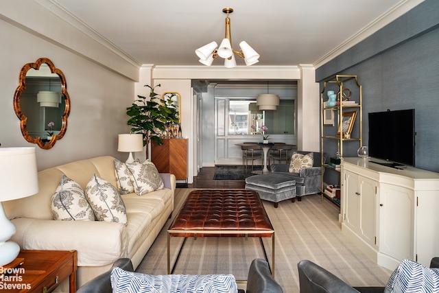 45 Sutton Pl S Unit 16/O, New York City, NY 10022 - living room featuring ornamental molding