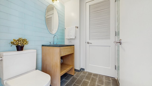 310 W 52nd St Unit 17A, New York City, NY 10019 - bathroom featuring toilet and vanity