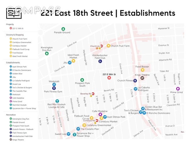 221 E 18th St Unit 5F, New York City, NY 11226 - map / location