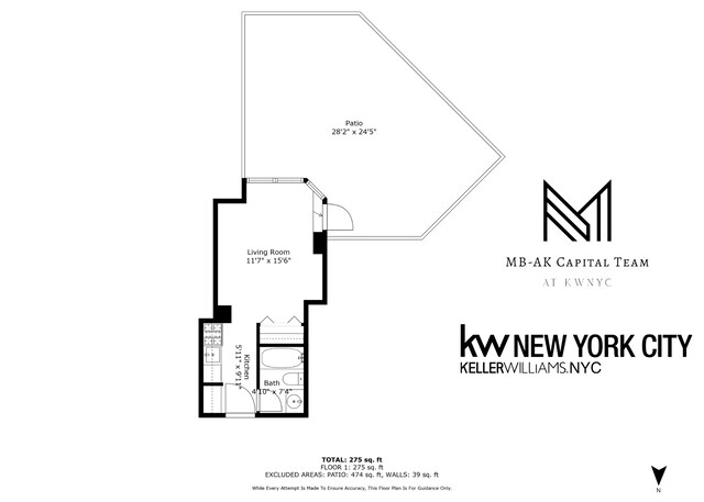 500 W 43rd St Unit 3C, New York City, NY 10036 - floor plan / room layout
