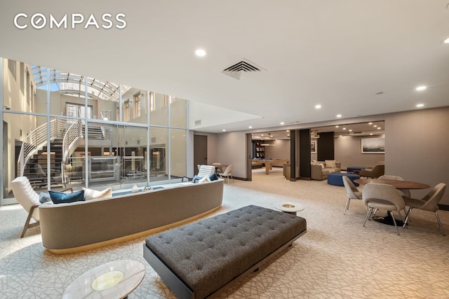 555 W 23rd St Unit S12B, New York City, NY 10011 - common area with recessed lighting