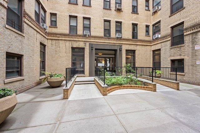 7609 4th Ave Unit D9, New York City, NY 11209 - entrance to property with brick siding and cooling unit