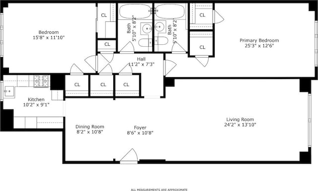 11 5th Ave Unit 3L, New York City, NY 10003 - floor plan / room layout
