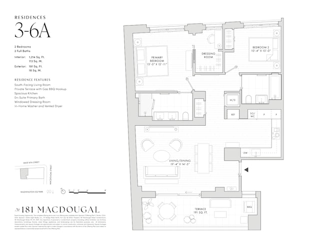 181 Macdougal St Unit 4A, New York City, NY 10011 - property floor plan