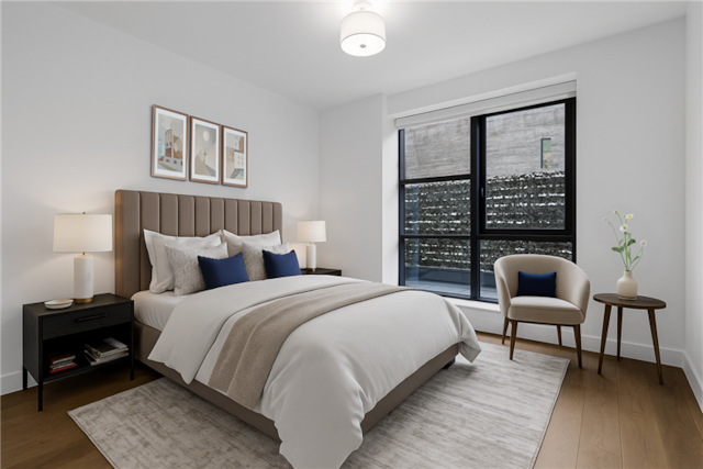 11 Hancock Pl Unit 304, New York City, NY 10027 - bedroom featuring wood finished floors and baseboards