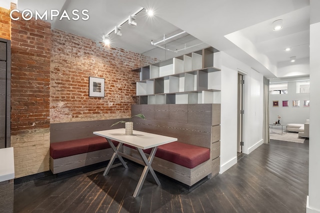 36 W 15th St Unit 4, New York City, NY 10011 - lobby with brick wall