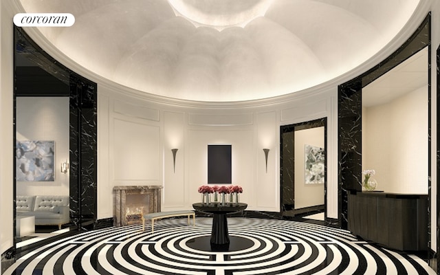 30 Park Pl Unit 60C, New York City, NY 10007 - community lobby featuring a decorative wall