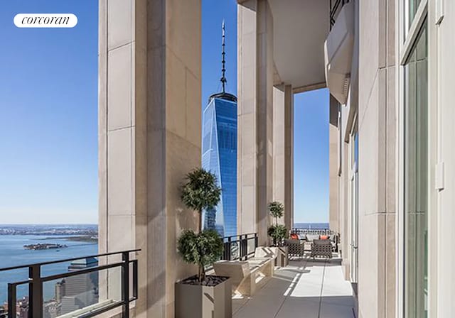 30 Park Pl Unit 60C, New York City, NY 10007 - balcony featuring a water view