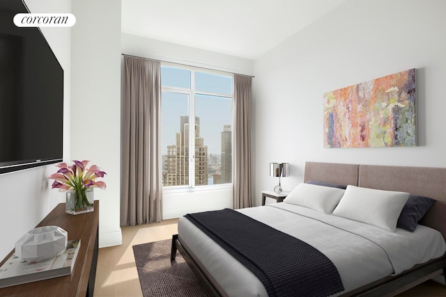 30 Park Pl Unit 60C, New York City, NY 10007 - bedroom with wood finished floors