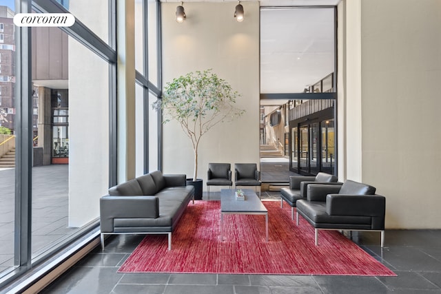 531 Main St Unit 1107, New York City, NY 10044 - lobby featuring stairs