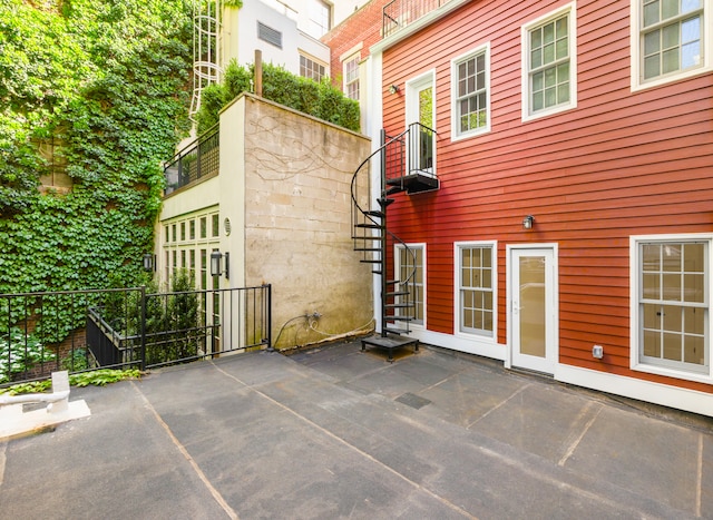 113 W 13th Street Building, New York City, NY 10011 - rear view of property featuring stairs and a patio