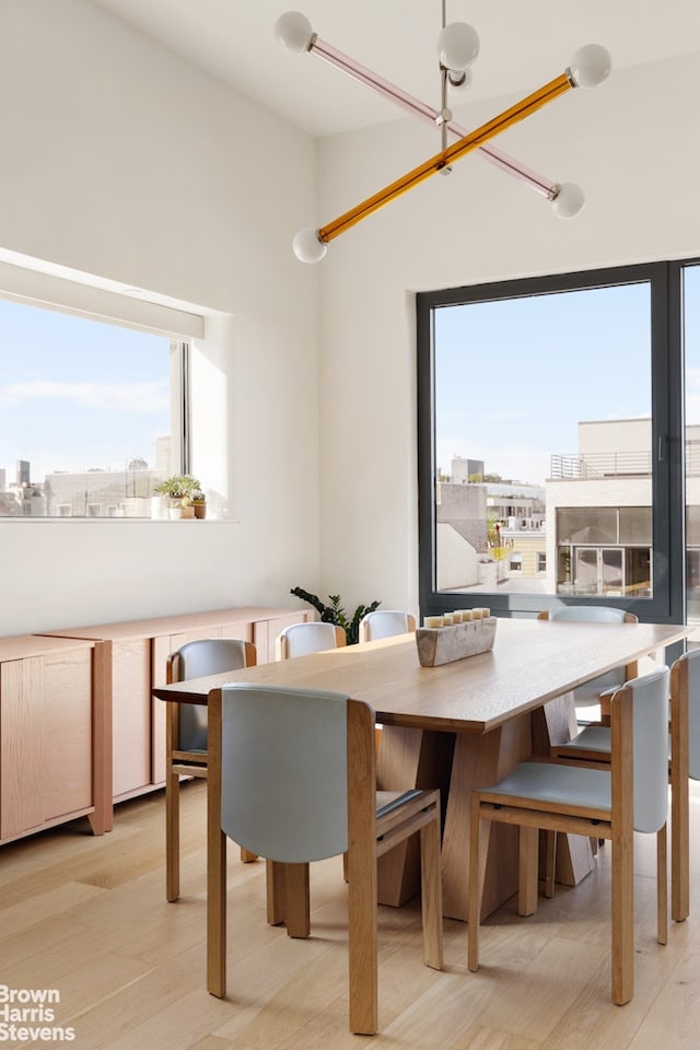 207 N 5th St Ph, Ph, New York City, NY 11211 - dining area featuring light wood finished floors