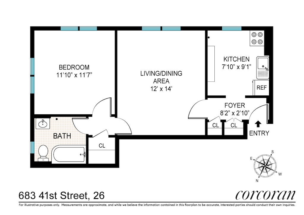 683 41st St Unit 26, New York City, NY 11232 - property floor plan