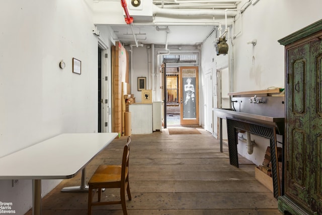 41 Bleecker St Unit 1, New York City, NY 10012 - hall featuring hardwood / wood-style floors
