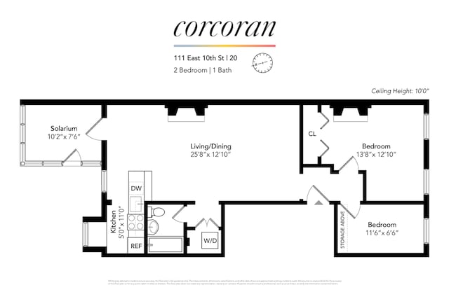 111 E 10th St Unit 20, New York City, NY 10003 - home floor plan