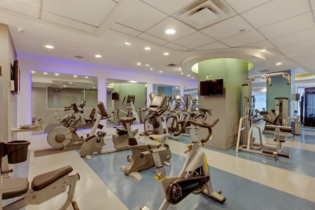 245 E 93rd St Unit 5Lm, New York City, NY 10128 - view of workout area