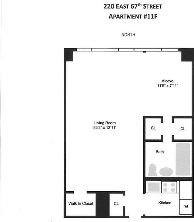 220 E 67th St Unit 11F, New York City, NY 10065 - floor plan / room layout