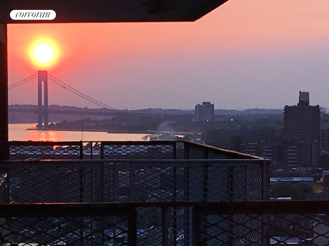2483 W 16th St Unit 17E, New York City, NY 11214 - water view featuring a notable bridge and nearby urban area