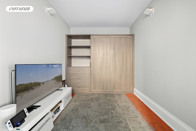50 Riverside Blvd Unit 4H, New York City, NY 10069 - unfurnished bedroom featuring baseboards and carpet flooring