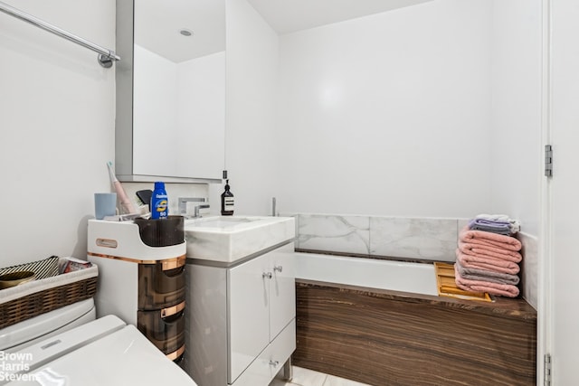 460 W 42nd St Unit 58G, New York City, NY 10036 - bathroom with vanity
