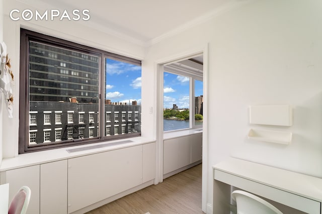 530 E 72nd St Unit 7C, New York City, NY 10021 - unfurnished sunroom with a city view and a water view