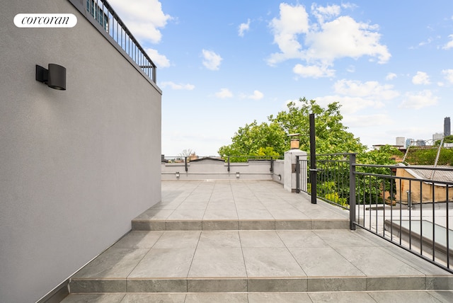 291 6th Ave Unit 1, New York City, NY 11215 - view of patio / terrace with a balcony