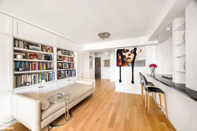 340 E 80th St Unit 17F, New York City, NY 10075 - living area with light wood-style flooring