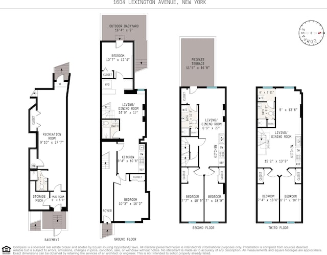 1604 Lexington Ave, New York City, NY 10029 - room layout