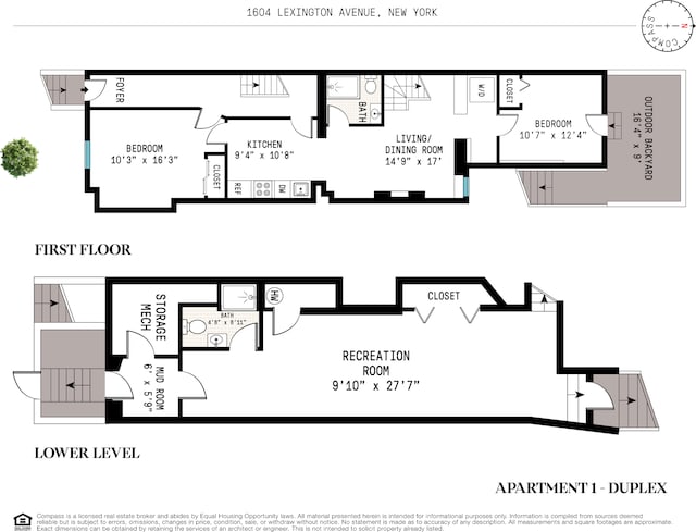 1604 Lexington Ave, New York City, NY 10029 - property floor plan