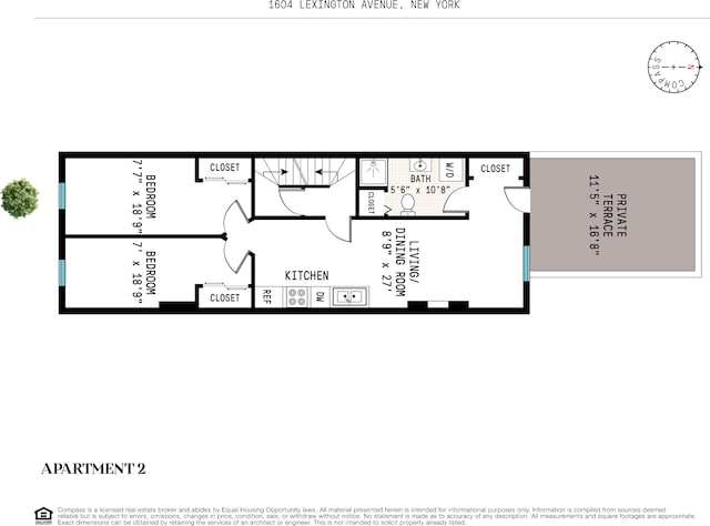 1604 Lexington Ave, New York City, NY 10029 - home floor plan
