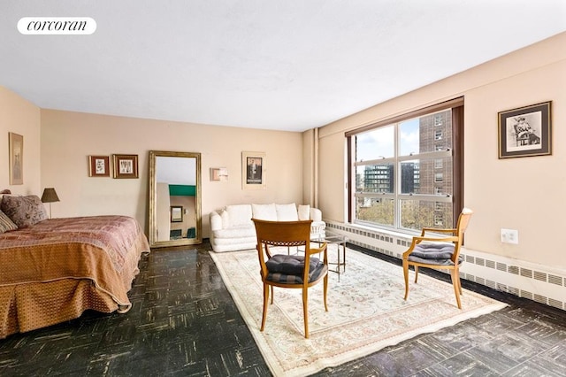 80 La Salle St Unit 9E, New York City, NY 10027 - bedroom featuring radiator