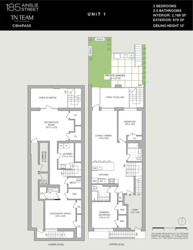 185 Ainslie St Unit 1, New York City, NY 11211 - view of home floor plan