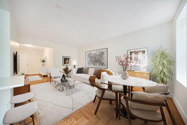 41-12 41st St Unit 2N, New York City, NY 11104 - dining area with baseboards