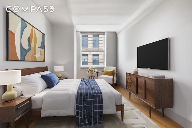 42 Ann St Unit 7, New York City, NY 10038 - bedroom with wood finished floors and baseboards