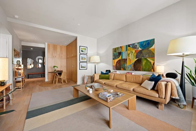 75 Wall St Unit 21N/O, New York City, NY 10005 - living area with wood finished floors and recessed lighting