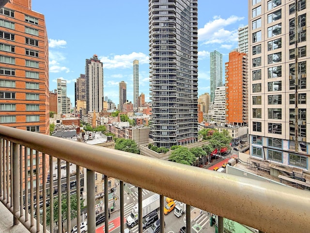 167 E 61st St Unit 11B, New York City, NY 10065 - balcony featuring a view of skyline