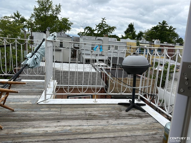 2032 W 4th St, New York City, NY 11223 - view of wooden terrace
