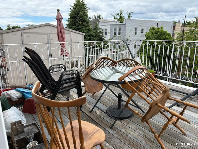 2032 W 4th St, New York City, NY 11223 - view of wooden terrace