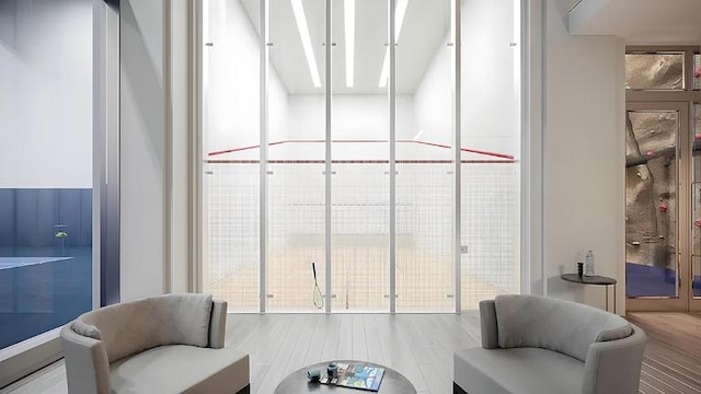 30 Riverside Blvd Unit 22F, New York City, NY 10069 - sitting room featuring wood finished floors