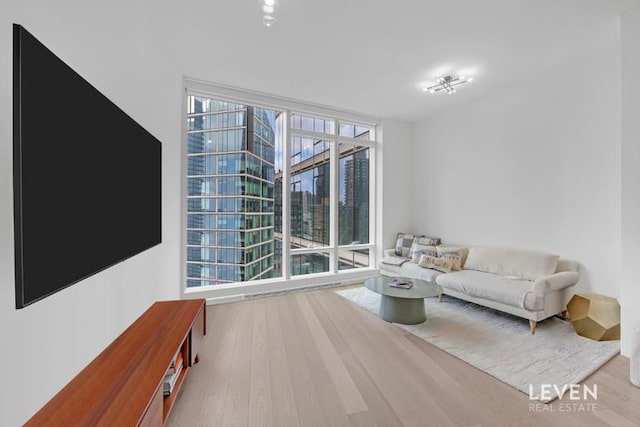 30 Riverside Blvd Unit 22F, New York City, NY 10069 - living area with wood finished floors