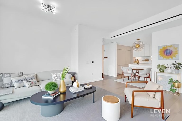 30 Riverside Blvd Unit 22F, New York City, NY 10069 - living area with baseboards