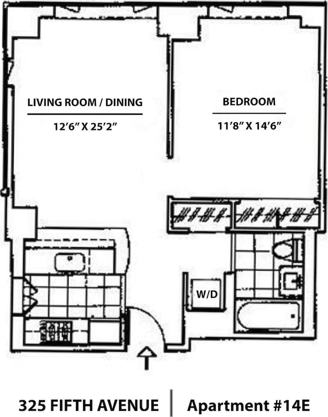 325 5th Ave Unit 14E, New York City, NY 10016 - room layout