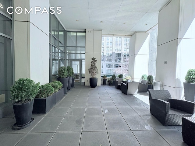 325 5th Ave Unit 14E, New York City, NY 10016 - building lobby with expansive windows
