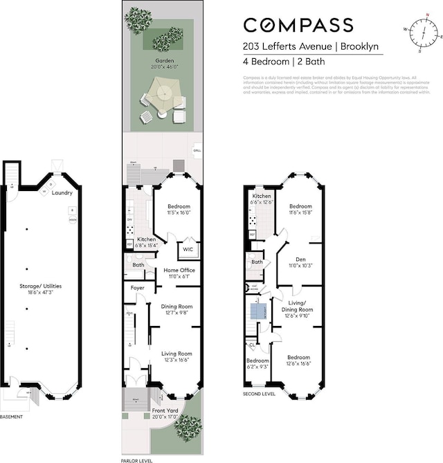 203 Lefferts Ave, New York City, NY 11225 - view of room layout