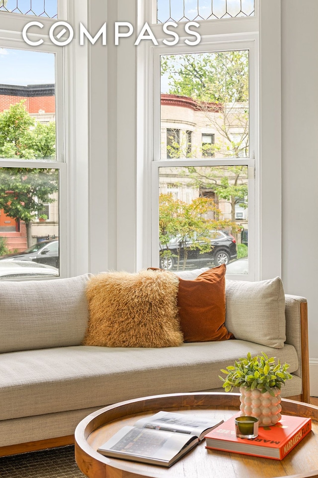 203 Lefferts Ave, New York City, NY 11225 - living area featuring healthy amount of natural light