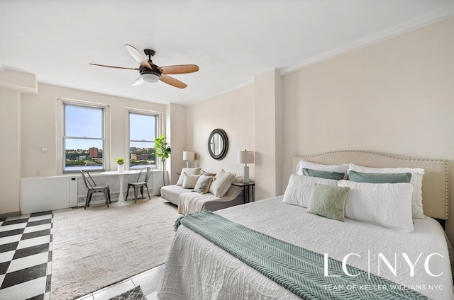 310 Riverside Dr Unit 1804, New York City, NY 10025 - bedroom featuring a ceiling fan