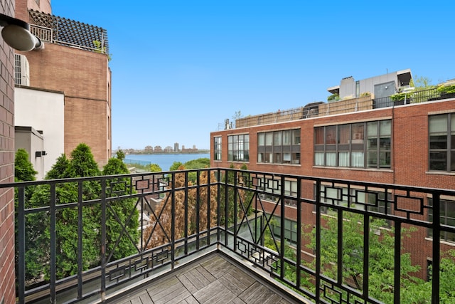 366 W 11th St Unit 6Ef, New York City, NY 10014 - balcony featuring a water view