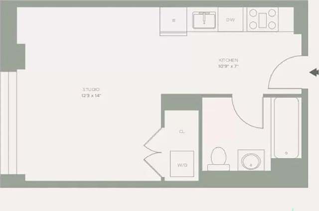 45-30 Pearson St Unit 6F, New York City, NY 11101 - room layout