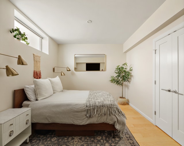 136 Powers St Unit 1G, New York City, NY 11211 - bedroom with wood finished floors and baseboards