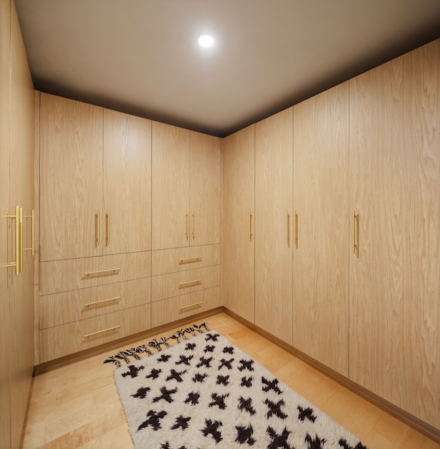 136 Powers St Unit 1G, New York City, NY 11211 - spacious closet with light wood finished floors